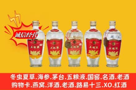 白朗县求购回收老五粮液